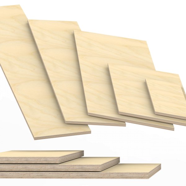 1 Platte Sperrholz Multiplex Birke  15mm 120 x 50 cm Holzplatte 29,9€/m² 