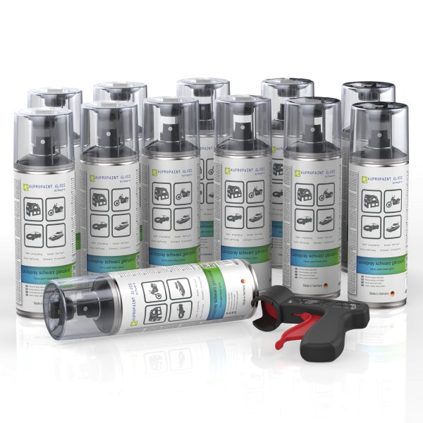 AUPROPAINT GLOSS Lackspray schwarz glänzend 400ml