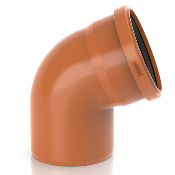 AUPROTEC KG System - Rohrbogen 67.5 Grad DN 125 | auprotec.com