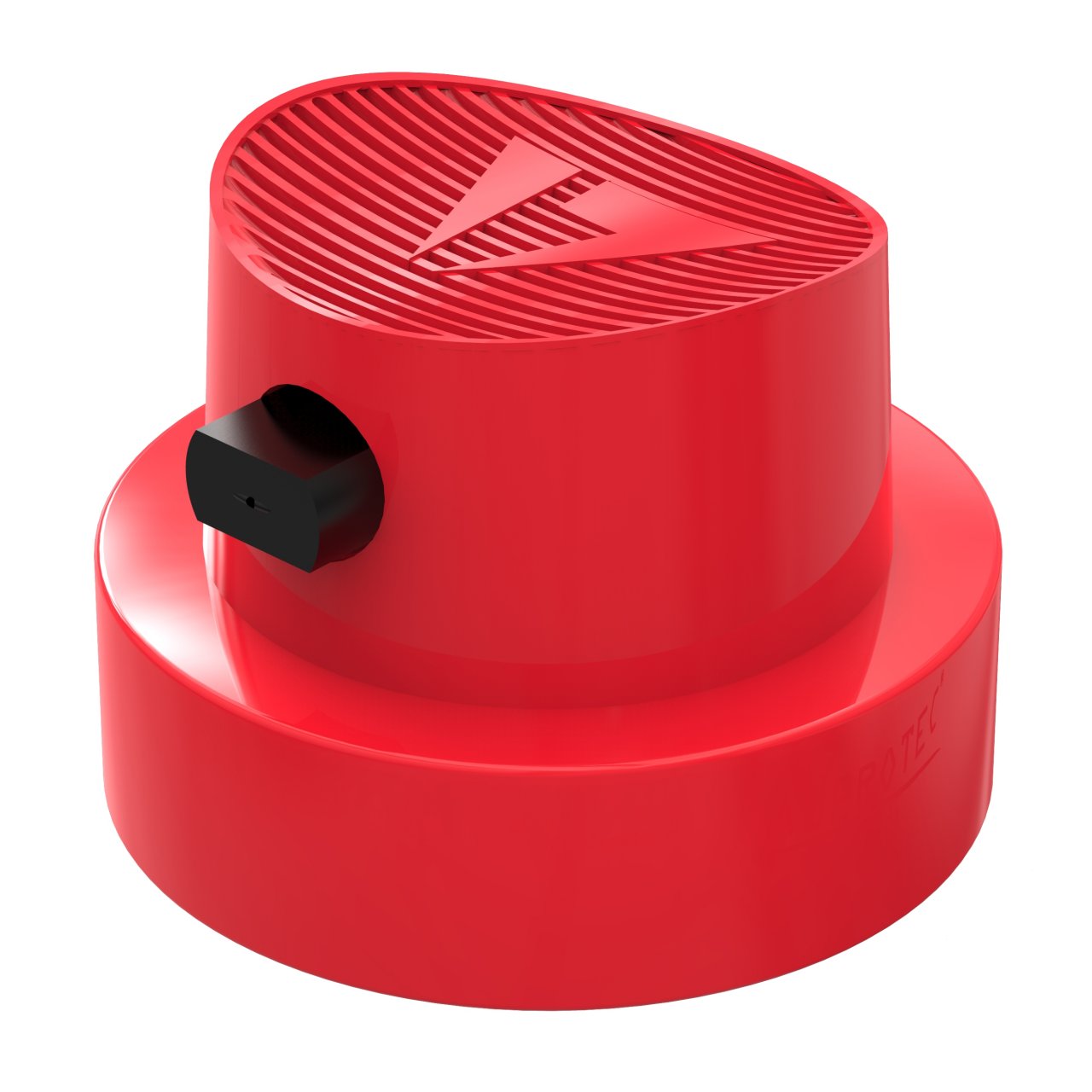 100 Sprühköpfe Spray Caps Ersatz Sprühkopf für Spraydosen Flachstrahl Kopf rot/schwarz