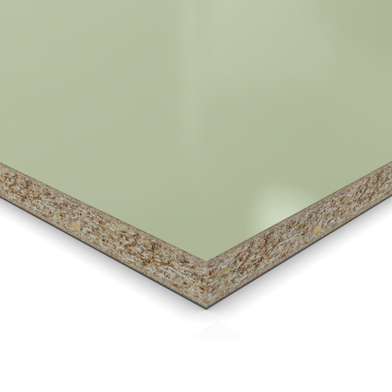19 mm Dekor Platten Avocado Green melaminharzbeschichtet Zuschnitt auf Maß